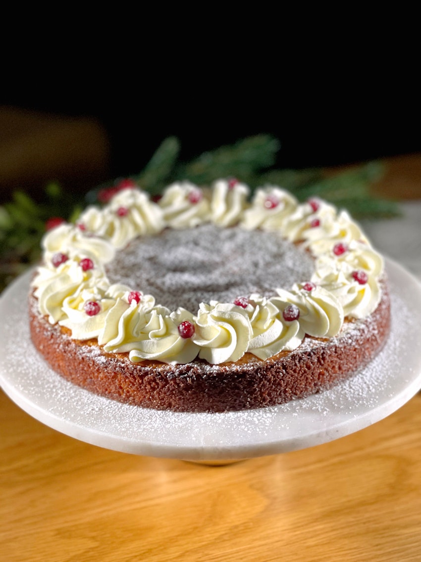 Glutenfri mandelkaka saffran